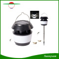 Kleine Runde Solar LED Lampe Solar Beitrag Licht Solar Garten Laterne Anti-Mosquito Solar Path Light